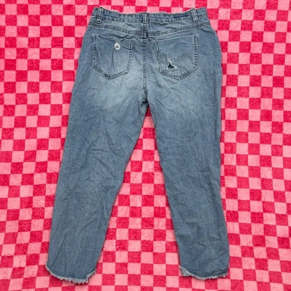 Distressed Blue Jeans for Women - Picture 7 of 7